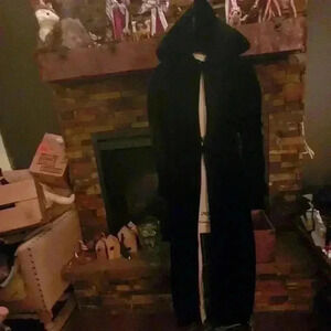 Vintage full length velvet jacket